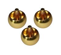 UPKOCH Toupie Métal Champignon Automatique 2 Pièces Argent Et Or - Jouet Rotatif Durable, Éducatif Et Portable pour Enfants Et Adultes