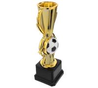 UPKOCH Trophée Football Plastique Petit Format Coupe Or pour Récompense Garçon Fille Participation Compétitions Sportives Facile à Nettoyer et Portable pour Événements