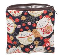 UPKOCH Trousse de Rangement Imperméable pour Serviettes Hygiéniques et Tampons Sac Portable Compact Design Mignon pour Voyage et Usage Quotidien