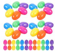 UPKOCH Œufs de Pâques à Remplir 50 Pièces Boîtes Présents en Plastique Coloré Accessoires pour Chasse aux Œufs Jouets et Bonbons Décoration de Table pour Fête de Pâques