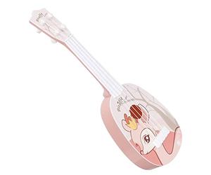 UPKOCH Ukulélé Jouet Musical pour Garçon et Filles, Instrument Éducatif pour Tout-Petits 1-3 Ans, Petite Guitare Simulation Colorée, Adapté aux Gauchers, Présent Éveil Musical Éducatif