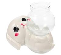 UPKOCH Vase Lapin Décoratif Céramique Et Verre Jardinière Eau Unique Vase à Fleurs Moderne pour Intérieur