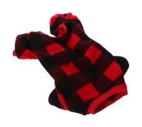 UPKOCH Veste pour Chien Petit et Moyen Coupe-Vent et Chaude Polaire Gilet Hiver Confortable pour Chiots Protection Thermique et Liberté de Mouvement Rouge S