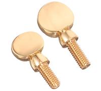 UPKOCH Vis de Serrage pour Saxophone Alto, Lot de 2 Pièces Dorées, Petite Vis de Fixation du Manche, Accessoire de Rechange pour Bocal de Saxophone, Compatible Instruments à Vent, Usage