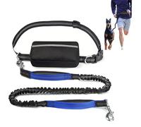 Upliftjoys Dog Leash, 2025 New Hands Free Dog Leash with Zipper Pouch, Dual Padded Handles Leashes for Small Medium Large Dogs(Blue,Single Rope)