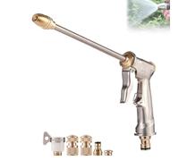 Upliftjoys Garden Hose Nozzle, 2025 New Upgraded Pressure Washer Wand, Turbo Boost, Rust-Proof Metal, Adjustable Spray Pattern for Watering Plants (Set D)