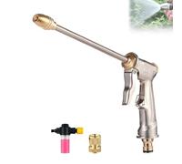 Upliftjoys Garden Hose Nozzle, 2025 New Upgraded Pressure Washer Wand, Turbo Boost, Rust-Proof Metal, Adjustable Spray Pattern for Watering Plants (Set E)