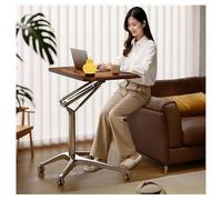 UPLTOE 47.5 × 71.5 Cm Petit Bureau Assis-Debout à roulettes, Table De Soins Infirmiers, Hauteur Réglable De 75 à 105 Cm, pour La Maison, Le Bureau Et Les Lieux De Culte