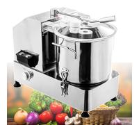 UPLTOE Hachoir à légumes électrique en Acier Inoxydable, Hachoir Rapide, 1800 W Robot culinaire Grande capacité pour légumes, pour Restaurants, Transformation des Aliments 6L