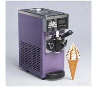 UPLTOE Machine à Glace Molle de Comptoir, Machine à Glace Molle Haute Performance 450W - 4-5kg par Heure, 2-3 Cornets en Continu, Poignée Antidérapante Purple