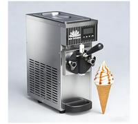 UPLTOE Machine à Glace Molle de Comptoir, Machine à Glace Molle Haute Performance 450W - 4-5kg par Heure, 2-3 Cornets en Continu, Poignée Antidérapante StainlessSteel