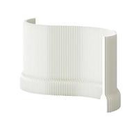 UPLTOE Paroi Accordéon, Écran D'intimité Portable, H 1,2/1,5 M (47"/59"), L 18 Cm (7"), Formes Polyvalentes, Rangement Facile, pour Salon, Galerie White-H120×L300-400