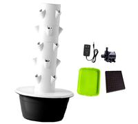 UPLTOE Tour de Jardin hydroponique d'intérieur,Tour système de Culture hydroponique,avec 36 Trous pour Plantes,Gain de Place,avec minuterie Intelligente,pour balcons,Cours 5/7/9couches Black-5layers