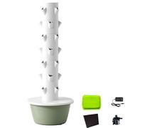 UPLTOE Tour de Jardin hydroponique d'intérieur,Tour système de Culture hydroponique,avec 36 Trous pour Plantes,Gain de Place,avec minuterie Intelligente,pour balcons,Cours 5/7/9couches Green-7layers