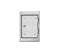 Upmann 10250 K18 SV Porte de cheminée Argenté 18 x 25