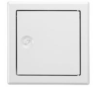 Upmann 20522, blanc Trappe d'inspection 200 x 200 mm, avec revêtement en VK, 235 x 235 mm