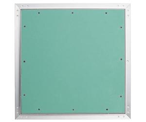 Upmann Clapet de visite en aluminium Eco-Flex 600 x 600 mm avec insert en plaque de plâtre de 25 mm