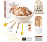 UPOMGGE Banneton Pour Pain, Kit Boulangerie Levain