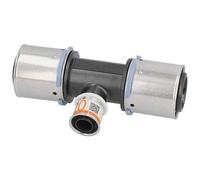 Uponor - Pièce En T à Sertir S Réduite Ppsu 50mm-Ã¿25mm-Ã¿40mm