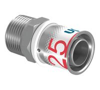 Uponor Raccord de transition S-Press Plus MLC - 25 mm x 3/4" AG