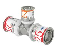 Uponor S-Press PLUS MLC Lot de T pour réduction de 25 x 20 x 25 mm