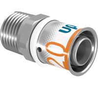 Uponor S-Press PLUS MLC Mamelon de transition 20 mm x 1/2" AG