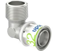 Uponor S-Press Plus MLC Raccord coudé 32 x 1" AG 90°