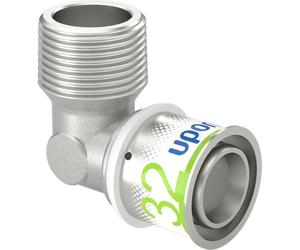 Uponor S-Press Plus MLC Raccord coudé 32 x 1" AG 90°