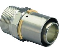 Adaptateur Uponor S-Press Press mamelon 1046902 40 mm x R 2000 2000 /2 MT, laiton étamé
