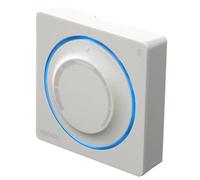 Uponor Smatrix Wave thermostat d'ambiance T 165 POD Radio 26,5x80x80mm portée sans fil max. 30m avec bouton rotatif blanc brillant 1086981
