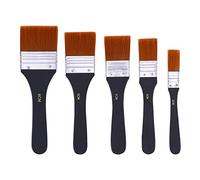UPOOS Pinceaux Peinture Professionnels,Pinceaux à Peinture d'Artistes pour Peinture à l'huile Brosse pour Aquarelle Outils (5 Pièces)