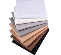 Uposao 10Pcs Imprimé Tissus Coton, 50 X 50 Cm Patchwork Coton Tissu Textile Patchwork Chiffons Couture Quilting DIY Fait à La Main Tissu à Coudre pour Vêtements Sewing Artisanat