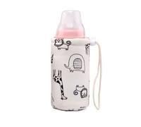 Uposao 300ML Sac De Biberon Isolé pour Bébé, Manchon Thermique pour Bouteille Lavable Housse De Protection Chaude pour Biberon Coton Sac Isotherme pour De Nombreux Biberons Standards