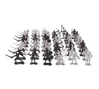 Uposao 48Pcs Soldat Militaire Modèle Jouet Ensemble, Figures Action Army Ensemble Jouet Soldats Armée Hommes Chiffres Jouet De Luxe Action Militaire Jouet Éducatifs pour Enfants