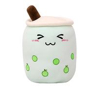 Uposao 50cm Jouet en Peluche Bubble Oreiller Coussin Décoratif Créatif Thé Tasse Peluche Poupée Souple Jouets Coussin Potelés Cadeau Étreindre Oreiller Peluche Doux pour Fille Enfants Coussin