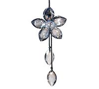 Uposao Accessoires De Voiture, Cristal Fleur Rétroviseur Pendentif Suspendu Ornement Bling Coloré Miroir Décoration Intérieur