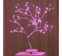 Uposao Arbre Lumineux LED, 45CM 108LED Lumières De Branche Table Arbre Branche Bureau Lampe De Nuit Lumière Branches Réglables Bricolage Fil De Cuivre Arbre De Conception Pour Décorer La Maison