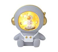 Uposao Astronaute Tirelire & LED Night Light Astronaute Figurine Money Bank Saving Pot Tirelire Décorations D'astronaute De Bureau Cadeaux pour Enfants Et Décorations pour La Maison