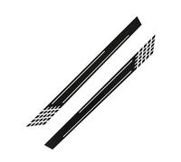 Uposao Autocollants Universels Côté De La Voiture Corps Bande Auto Styling Capot Vinyle Stickers Étanche Porte De Voiture Autocollants Latéraux Décorations, 2Pcs