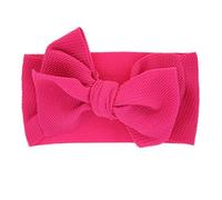 Uposao Bandeau pour bébé fille avec nœud - Turban - Nœuds - Bandeau élastique - Accessoire de cheveux pour bébé de 0 à 36 mois - Rose