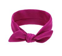 Uposao Bandeau pour bébé fille avec nœud - Turban - Nœuds - Mignon et élastique - Pour enfants de 0 à 36 mois - Violet