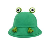 Uposao Bob Grenouille Extérieur Chapeau De Pêcheur Femelle ou Mâl Coton Pliable Chapeaux De Visière Chapeau De Plage D'été Chapeau De Soleil