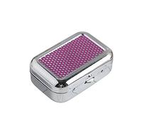Uposao Cendrier De Poche Mini Cendrier Portable Cendrier Carré en Métal avec Couvercle Cendrier De Poche Anti Odeur Voiture Détachable pour Voyage, Camping, Intérieur Ou Extérieur