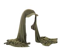 Uposao Chapeau Hijab Musulman Bandana Femmes Hommes Foulard Casquettes avec Bonnet Intégré Châle Islamique Voile pour Baptême Prières Célébrations