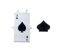 Uposao Déguisement De Carte De Jeu As De Carreau Pour Adulte Halloween Poker Pique Un Costume Couvre-Chef De Bêche Spade A Poker Dress Cosplay Costume De Fête D'Halloween Accessoires De Fête De Noël