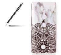 Uposao Étui Compatible avec Xperia XZ2 Marbre Coque Étui en Silicone TPU,Marbre Motif Crystal Clear Coque Ultra Slim Souple Bumper Skin Shell Case Anti-rayures Anti-choc Housse Coque Étui