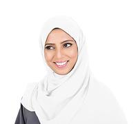 Uposao Femme Musulmane Hijab en Mousseline Foulard Tête Long Châle Femmes Musulman Bandeaux Chapeaux Turban Echarpes Voilée Châle Islamique Bonnet Respirant Voile Enfilable