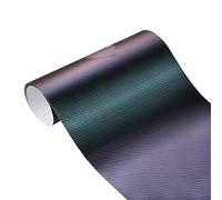 Uposao Film Autocollant Étanche De Voiture, Rouleau De Film Adhésif 3D en Fibre De Carbone Auto-adhésif Film De Protection De Seuil De Porte De Voiture pour Voiture, Ordinateur, 50x152cm