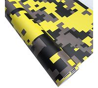 Uposao Film D'enveloppe De Vinyle De Camouflage, 152 X 50 Cm Autocollants De Voiture De Camouflage Numérique Autocollants De Voiture De Camouflage en PVC Auto-adhésif Décoration