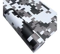Uposao Film D'enveloppe De Vinyle De Camouflage, 152 X 50 Cm Autocollants De Voiture De Camouflage Numérique Autocollants De Voiture De Camouflage en PVC Auto-adhésif Décoration